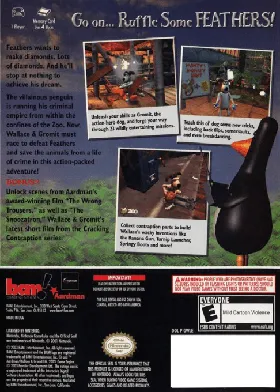Wallace & Gromit in Project Zoo box cover back